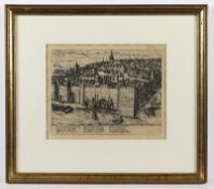Ansicht auf Bonn, Kupferstich, R.