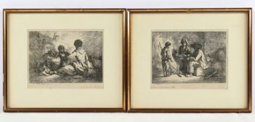 Huet, Jean Baptiste, ZWEI STICHE, 