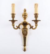 Wandkerzenleuchter, Bronze, Louis Seize Stil