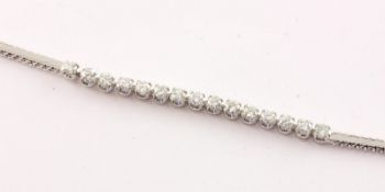 Armband, 750/ooo WG, Brillanten