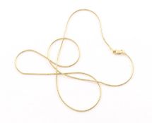 Schlangenkette, 585/ooo GG, L 42, 3,4g