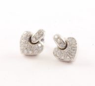 Paar Brillantohrstecker, 750/ooo WG, VASSILIOU, 