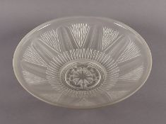 ART-DECO-SCHALE, Glas, best., Frankreich, im 1920