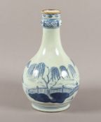 Blau-weiße Vase, Porzellan, China, 18.Jh.