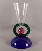 Grosse Vase, im Stil von Ettore Sottsass
