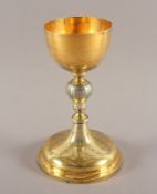 Kelch, 800/ooo, vergoldet, FRANKREICH, um 1800