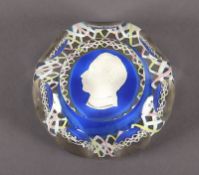 Patriotisches Paperweight, Kaiser Wilhelm II, um 1910