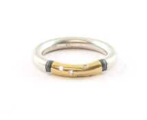 Ring, 950/ooo Platin, Brill. 