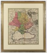 Karte, Krim - Russland, HOMANN, 18.,Jh., R.