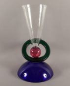 Grosse Vase, im Stil von Ettore Sottsass