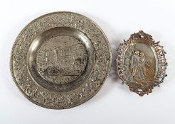 ZWEI SOUVENIRSCHALEN, 