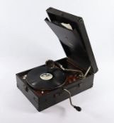 KOFFERGRAMMOPHON, spielbereit, Electrola, um 1930
