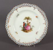 Teller, Modell 674, glantes Paar, KPM Berlin, 1.H.19.Jh.