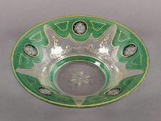 Schale, Glas, um 1910