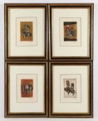 Friedlaender, Johnny (1912-1992), vier Farbradierungen, R.