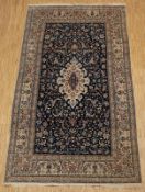 Teppich, Nain, Wolle mit Seide, 350 x 198, Zustand B