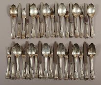 Besteck, 800/ooo Silber, 