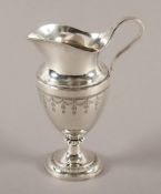 SAHNEGIESSER, Silber, Gravurdekor, BELGIEN, 1795-1814