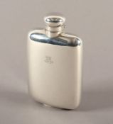 KLEINE TASCHENFLASCHE, 925/ooo, ITALIEN, 20.Jh.
