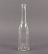 KLEINE FLASCHE, Glas, Sankt Petersburg, um 1830
