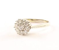 Brillantring, 585/ooo WG, 4,3g