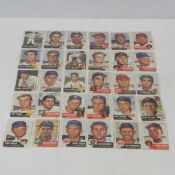 30 Nice 1953 Topps Baseball Cards- Hi Numbers