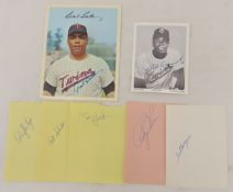 Earl Battey Signed 5x7
