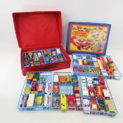 Hot Wheels & other diecast cars in 2 cases