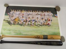 Baseball HOF Triple Crown of Champions Bat & More