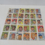 30 Nice 1954 Topps Baseball Cards