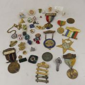 Vintage Fraternal and other pins