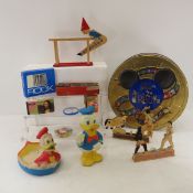 Folk art wood toys, games, Disney & more