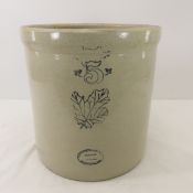 5 gallon Western Stoneware crock