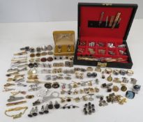 Rings, Cufflinks, Tie Pins and Bars & More in Case