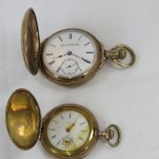 2 Elgin Sidewinder Full Hunter Case Pocket Watches