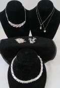 Vintage Trifari Silver Tone Jewelry