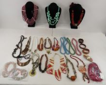 Ann Maurice, African, Shell and Other Bead Jewelry