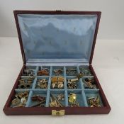 Cufflinks, Sets, Tie Tacs, & Ring in Case