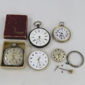 Assorted Pocket Watches & Movements for Repair