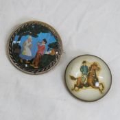 Dutch Butterfly Wing & Equestrian Bridle Brooch