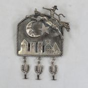 Don and Elizabeth Buck Reve Sterling Brooch