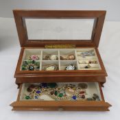 Cameos, Gerry's & Vintage Jewelry in Box