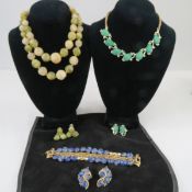 3 Vintage Kramer Demi-Parure Sets