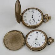 2 Elgin Pocket Watches in Full Hunter Cases