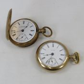 2 Model 1883 American Waltham Pocket Watches