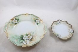 2 R S Prussia Serving Platter & Plate