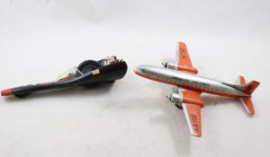 Daiya Tin Friction Plane, Kenner Rip Cord Racer