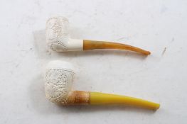 2 Meerschaum Estate Pipes