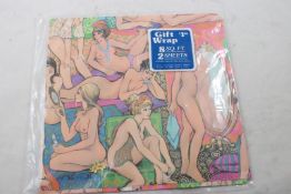 New/Old Stock Nude Ladies Gift Wrapping Paper