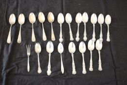 20 Pcs. Sterling Silver Flatware Mixed w/Hallmarks